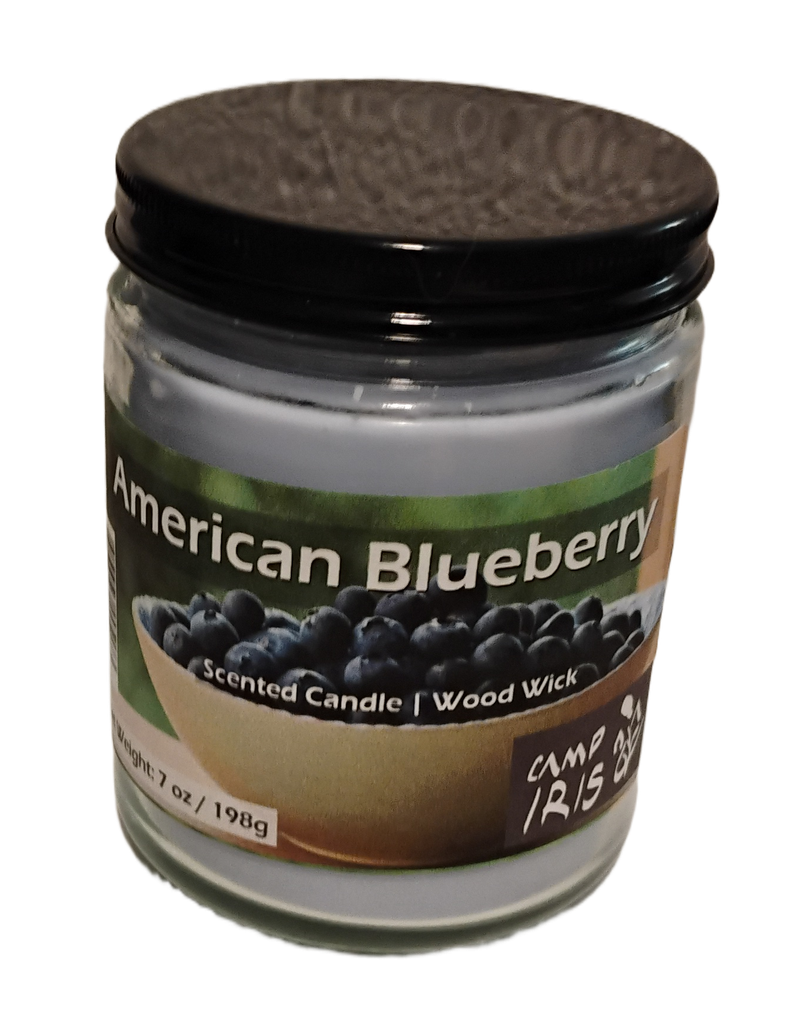 Wood Wick Jar Candle - American Blueberry - 7oz