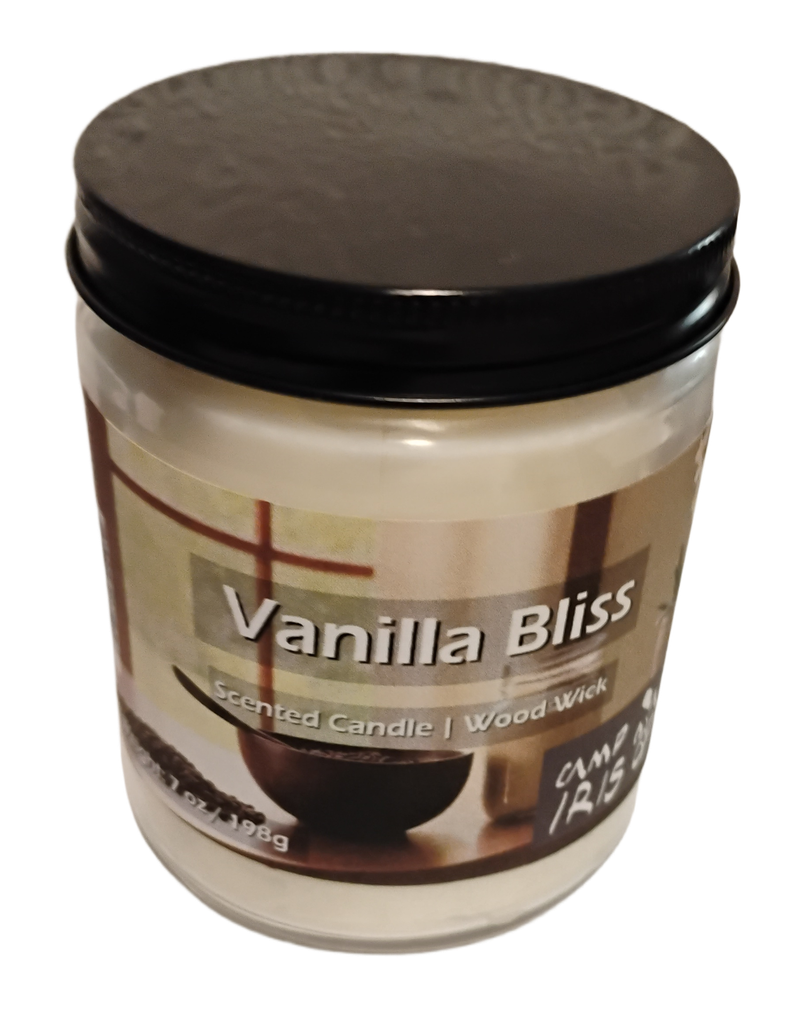 Wood Wick Jar Candle - Vanilla Bliss - 7oz