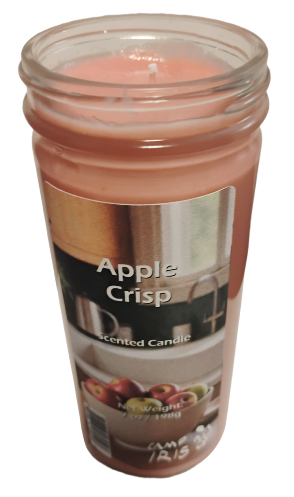 Tall Jar Candle - Apple Crisp- 7oz