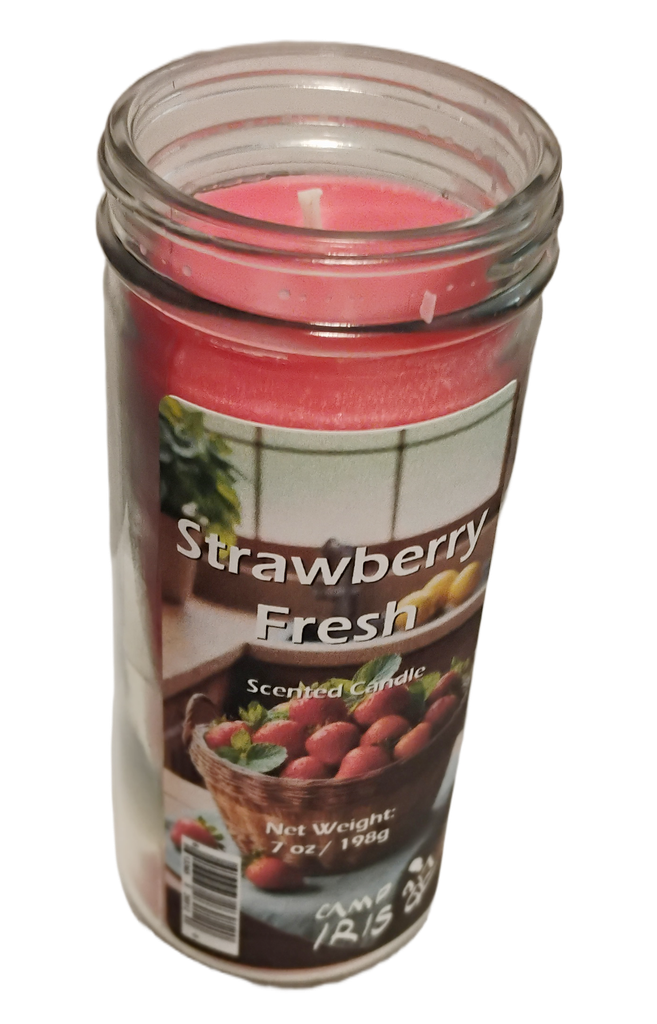 Tall Jar Candle - Strawberry Fresh - 7oz