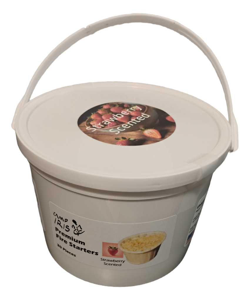 Premium Fire Starters (Strawberry Scented) - 30 Pk