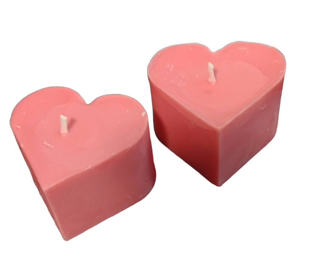 Heart Candles - Strawberry Fresh - 2 Pk
