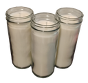 Tall Jar Candles - Vanilla - 3 Pack