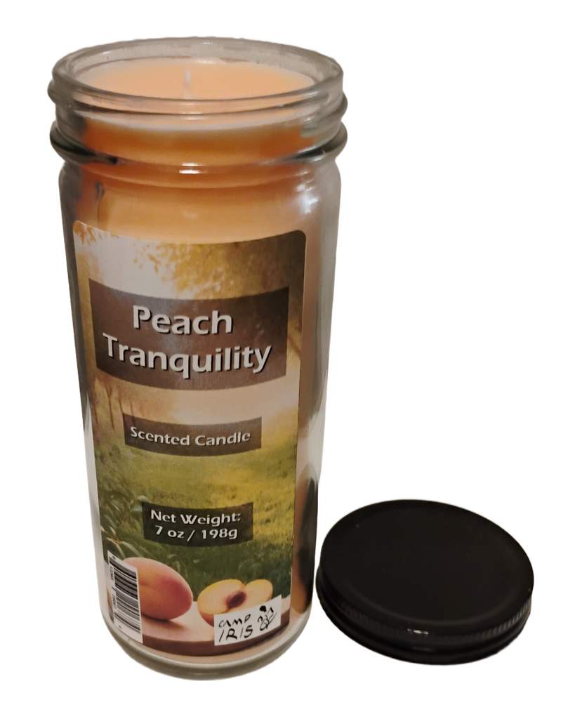 Tall Jar Candle - Peach Tranquility - 7oz