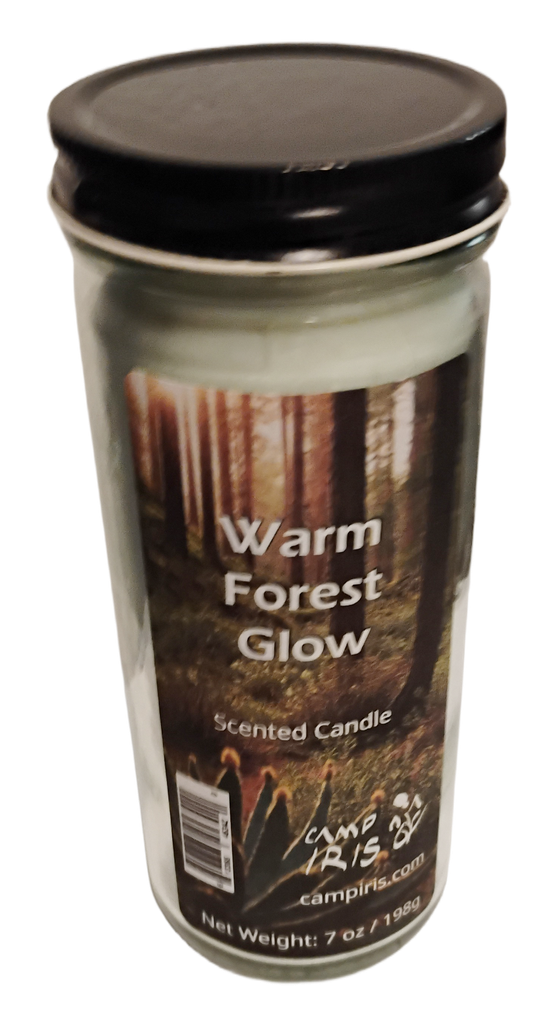 Tall Jar Candle - Warm Forest Glow - 7oz