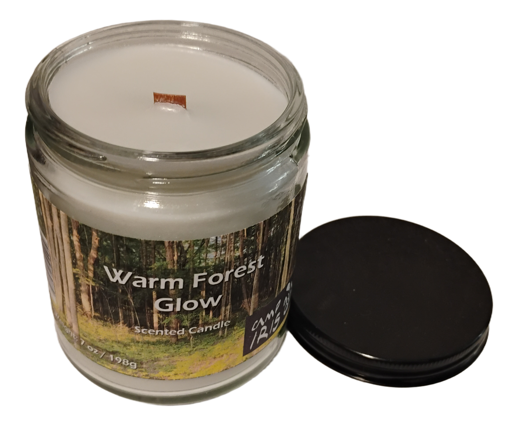 Wood Wick Jar Candle - Warm Forest Glow - 7oz