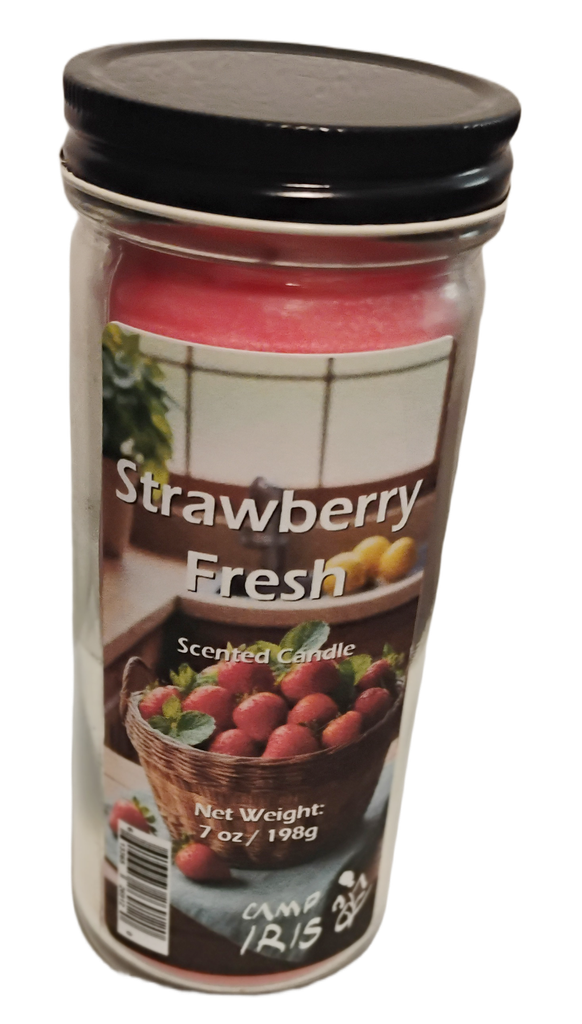 Tall Jar Candle - Strawberry Fresh - 7oz