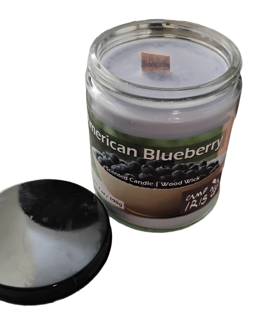 Wood Wick Jar Candle - American Blueberry - 7oz