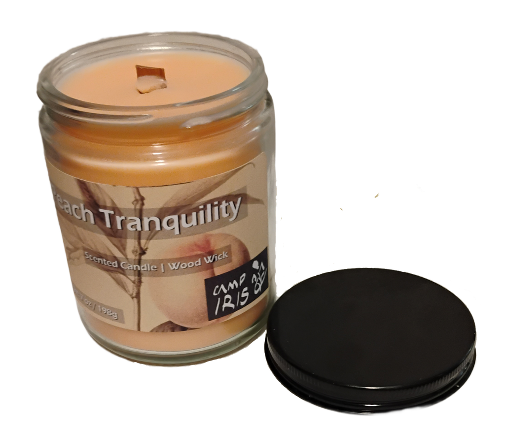 Wood Wick Jar Candle - Peach Tranquility - 7oz