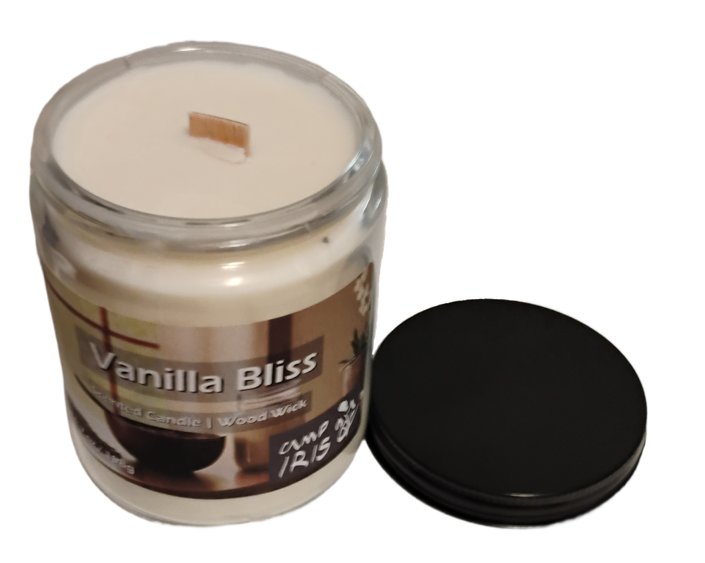 Wood Wick Jar Candle - Vanilla Bliss - 7oz