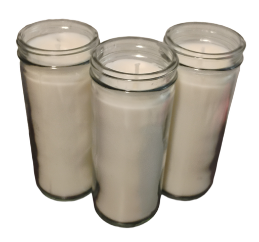 Tall Jar Candles - Vanilla - 3 Pack