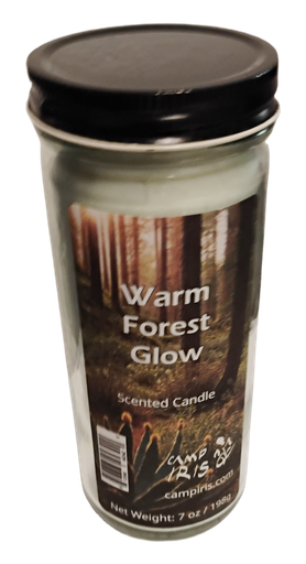 Tall Jar Candle - Warm Forest Glow - 7oz