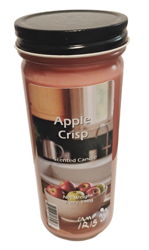 Tall Jar Candle - Apple Crisp- 7oz